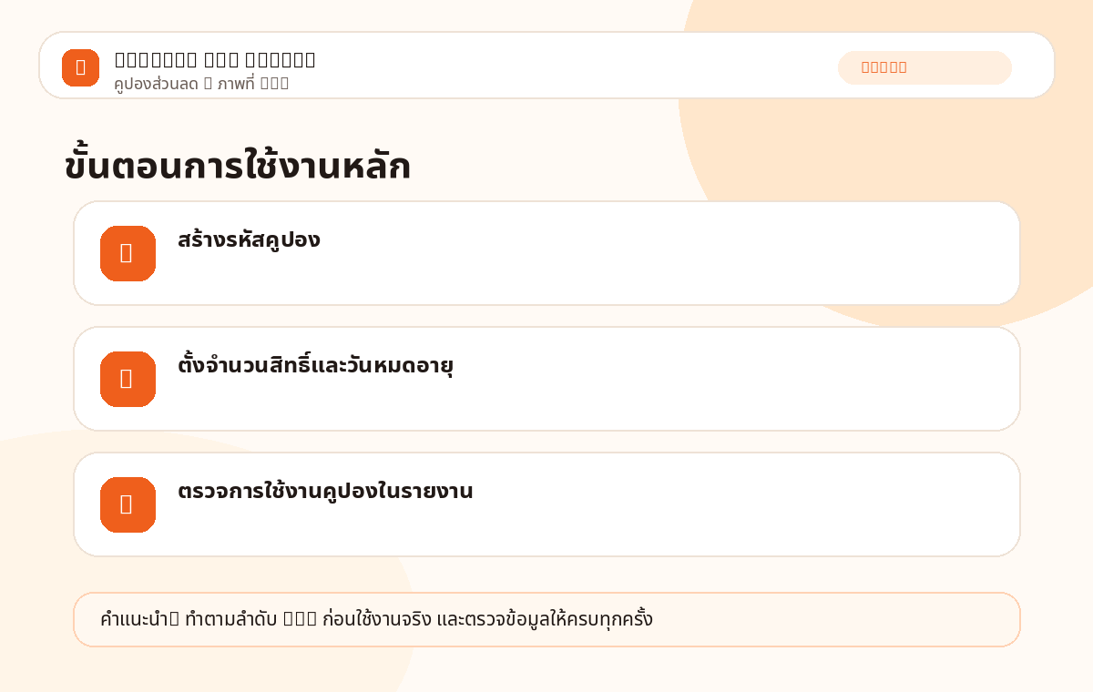 คูปองส่วนลด ภาพที่ 1